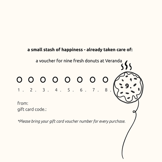 A gift of nine donuts